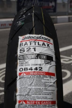 Oznaczenia Bridgestone Battlax S21 m