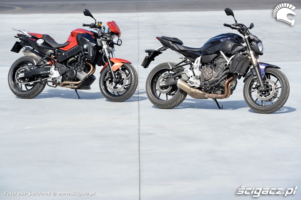 Zdjęcia: Statyka Test BMW F800R vs Yamaha MT07 2014 - Yamaha MT-07 ...